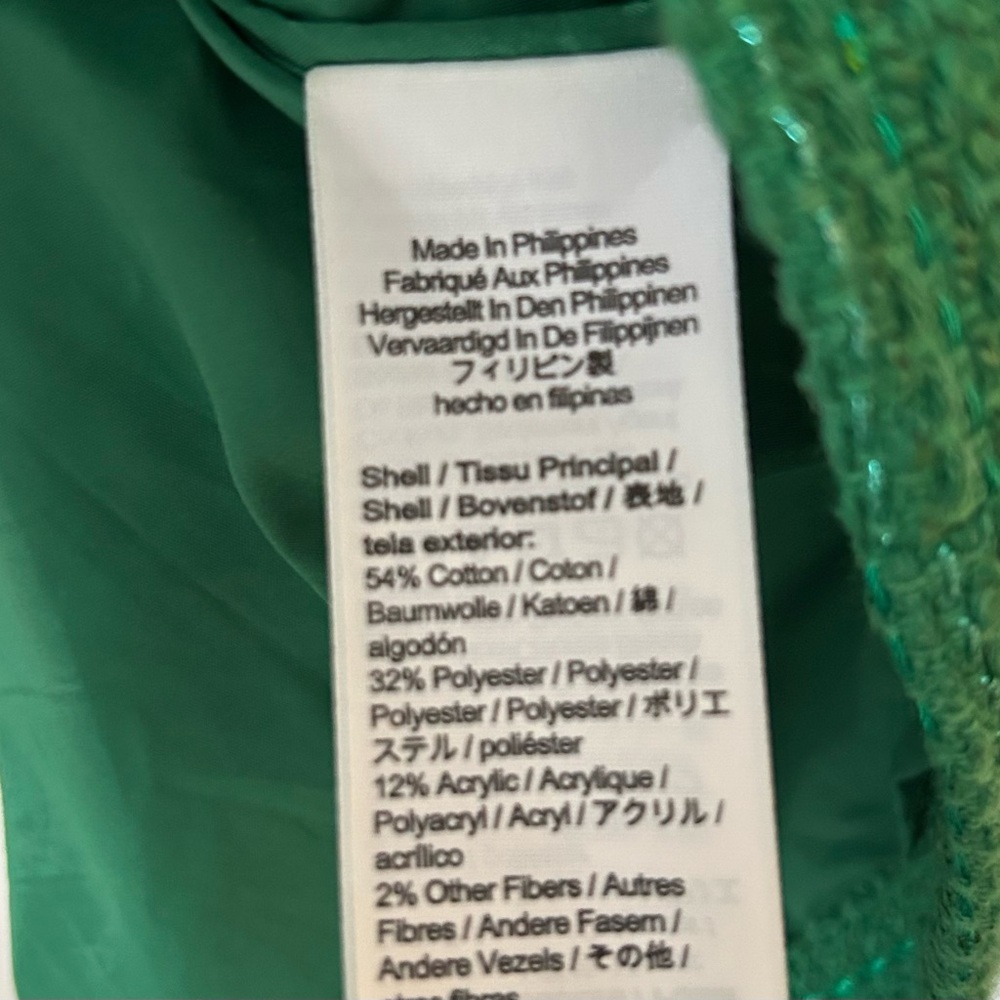 J.Crew Tweed Sequined Mini Shift Dress Size 4 - Picture 12 of 15